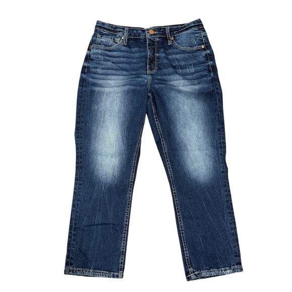 BKE Women's Gabby Curvy Fit High Rise Stretch Capri Jeans | Size 28 - Picture 3 of 8